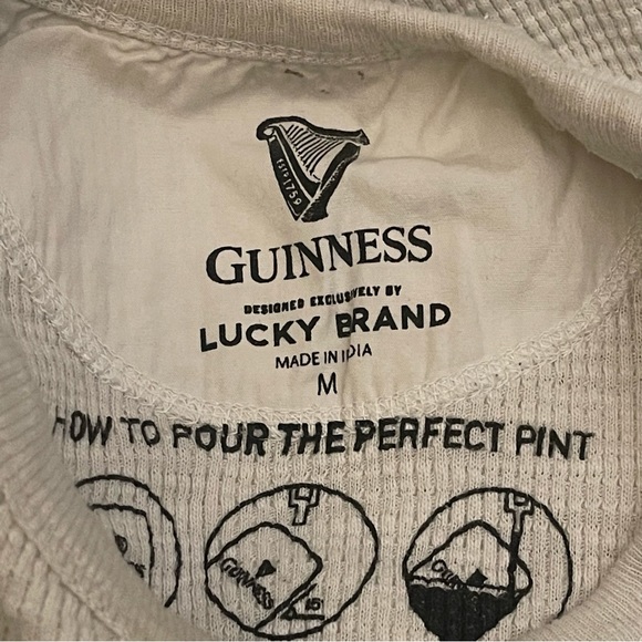 Lucky Brand Guinness long sleeved t- shirt - Picture 6 of 6